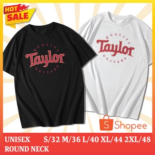 เสื้อยืด เสื้อคอกลม เสื้อสกรีนลาย TAYLOR GUITAR (แขนสั้น)สามารถปรับแต่งได้