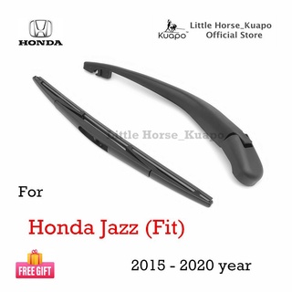 ที่ปัดน้ําฝนด้านหลังสําหรับ Honda Jazz (Fit) (ชุด/ใบปัดน้ําฝน/ใบมีด/นัทฝาครอบ) สําหรับ 2015 to 2020 year Back Wifers Kuapo