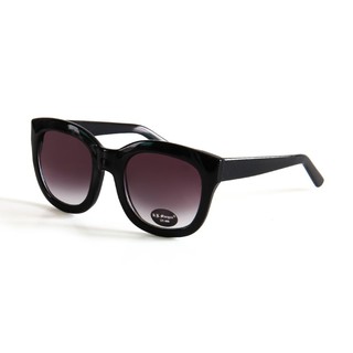 AJ Morgan Feline Sunglasses Black, Black Lens แว่นกันแดด สีดำเลนส์ดำ