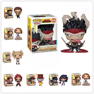 Funko POP My Hero Academia 636 Hero Killer Stain 887 Ochaco Uraraka 788 Overhaul โมเดลตุ๊กตาฟิกเกอร์ ของเล่นสําหรับเด็ก