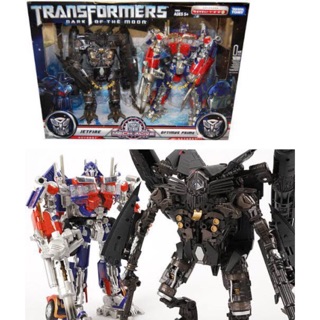 Transformers Dark Of The Moon 10 Inch Action Figure Leader Class - Jetfire &amp; Optimus Prime