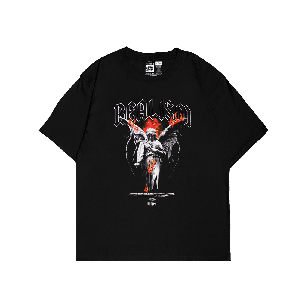 Rotten - เสื้อยืดสีดํา Realism