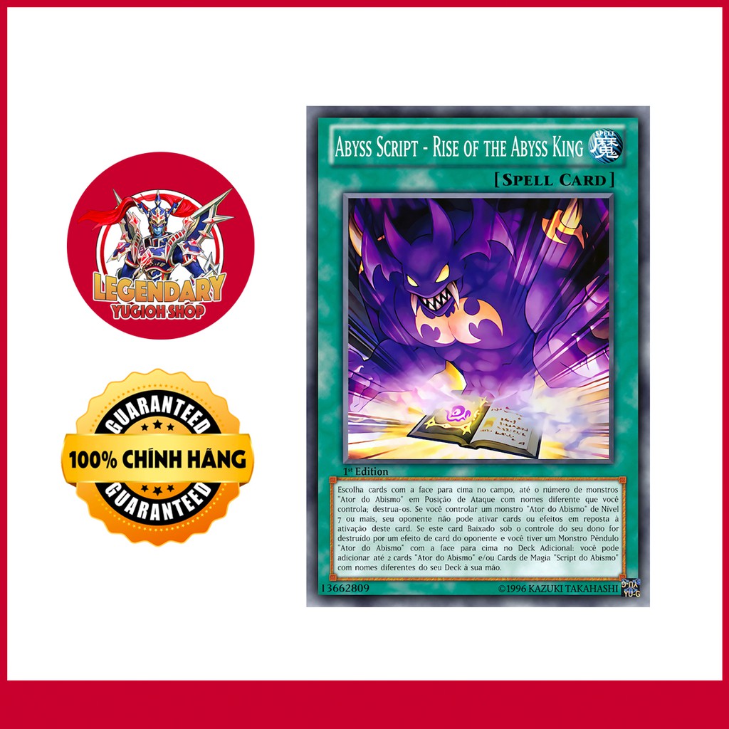 [การ์ด Yugioh ดั้งเดิม] Abyss Script - Rise Of The Abyss King