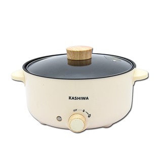 Kashiwa หม้อสุกี้ ชาบู กระทะไฟฟ้า หม้อ 3 ลิตร KW-352 หม้ออเนกประสงค์ หม้อต้ม กระทะทอด หม้อหู หม้อเคลือบ