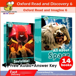 *พร้อมส่ง* หนังสือ Oxford read and Discover และ Oxford Read and Imagine Level 6 (14 Books) Free audio+answer key