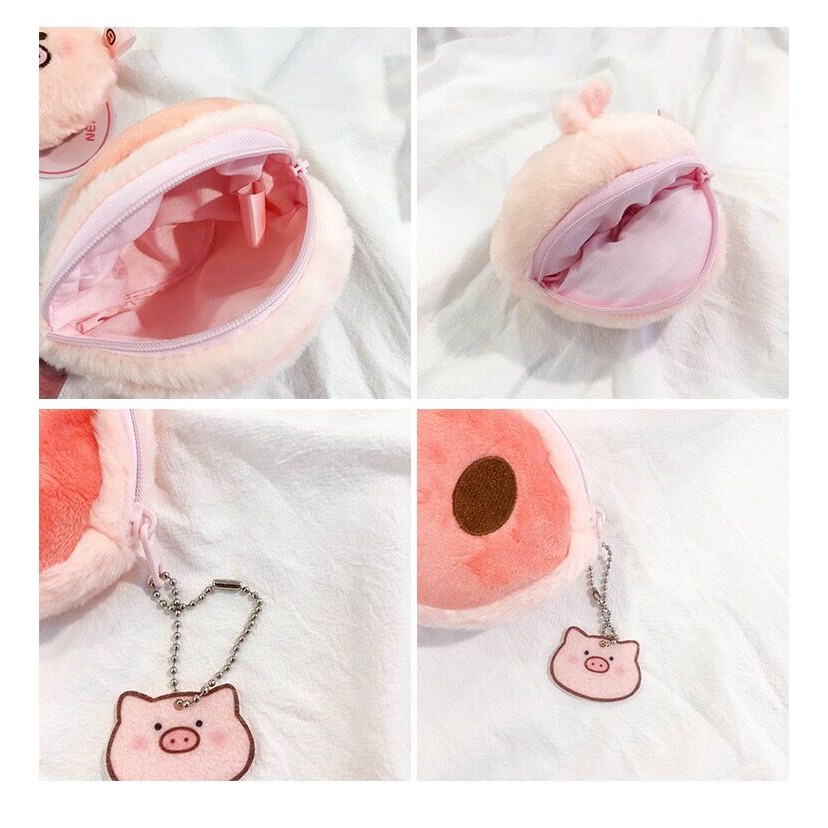 Bentoy Milkjoy กระเป๋าสตางค์ กระเป๋าใส่เหรียญ ผ้ากำมะหยี่ รูปการ์ตูน