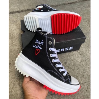 Converse Run Star Hike Valentines Day Hi Black GS New Release