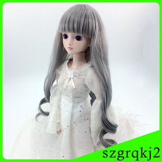 วิกผมหยิกสําหรับตุ๊กตา 1 / 4 1 / 6 Bjd Sd Dz Dod Dollfie