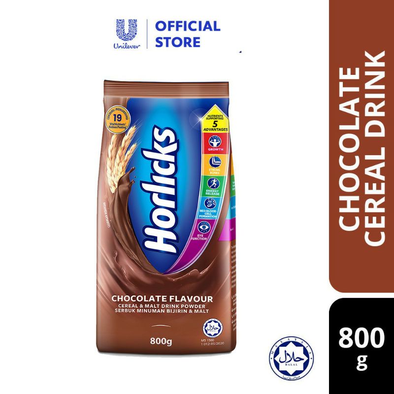 Horlicks Original Malt Drink / Horlicks Chocolate 3 packs x 320 gram