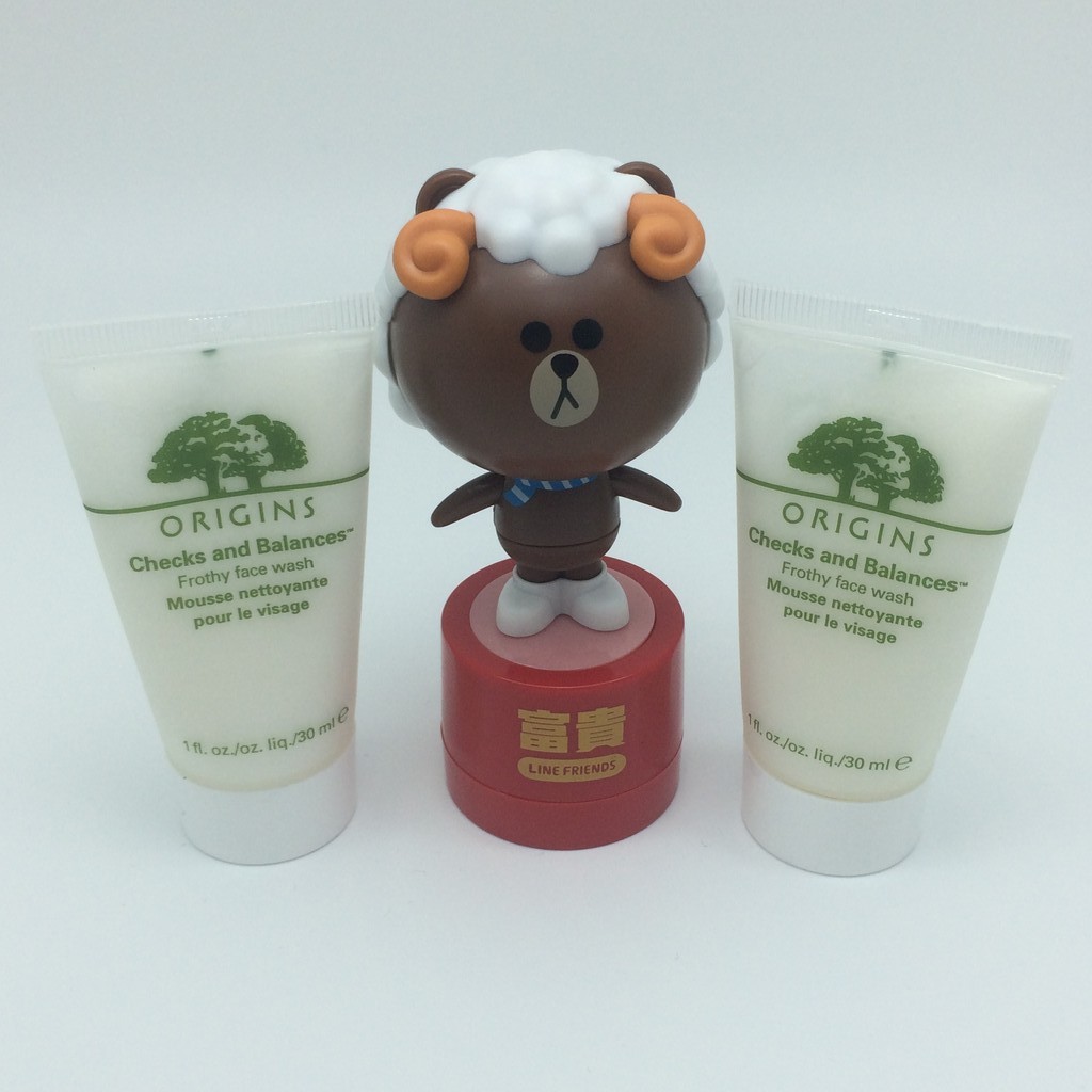 origins checks and balances frothy face wash 30ml