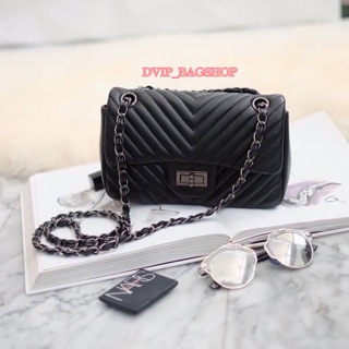 KEEP shoulder chevron  chain handbag แท้💯%