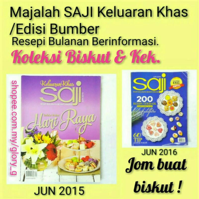 SAJI Magazine Biscuit & Cake Collection