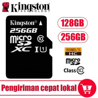 การ์ดหน่วยความจํา kingston 64 gb/128 gb/512 gb kartu memori 80mb/s microsd 10