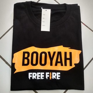 (สินค้าขายดี) Booyah เสื้อเชิ้ต แขนสั้น เกมฟรี FIRE GARENA FREEFIRE FF PUBG BOOYAH -K-STYLE