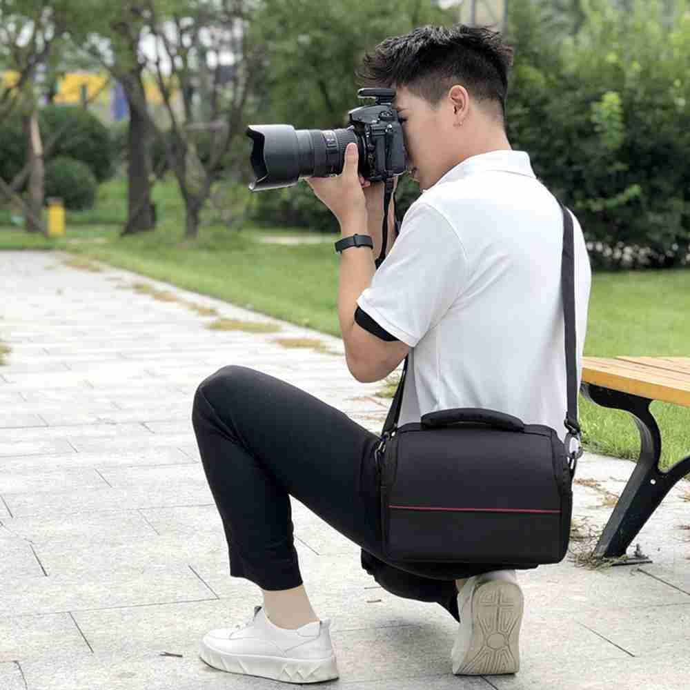 Simple กระเป๋าเป้สะพายหลัง สําหรับใส่กล้อง Canon Nikon Sony เหมาะกับการถ่ายภาพ