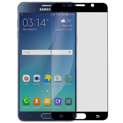 สําหรับ Samsung Galaxy Note 5 กระจกนิรภัย 三维 ฝาครอบเต็มหน้าจอป้องกันการระเบิดฟิล์มป้องกันหน้าจอสําหรับ NOTE5 N920 N9200