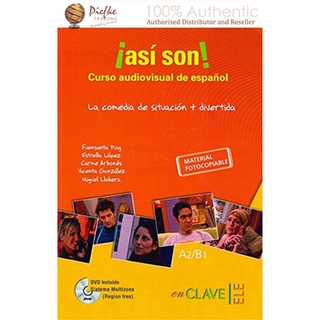 ¡Así son! Curso audiovisual + DVD (A2-B1) by Helbling Verlag : 9788416108336 (นำเข้าของแท้100%)