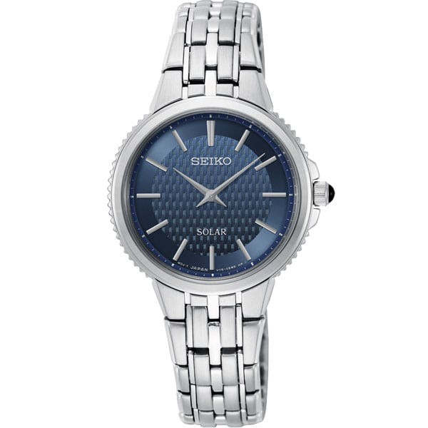 นาฬิกาข้อมือผู้หญิง Seiko Women's Stainless Steel Solar Watch - SUP393P1
