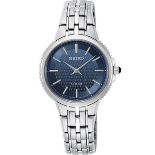 นาฬิกาข้อมือผู้หญิง Seiko Womens Stainless Steel Solar Watch - SUP393P1