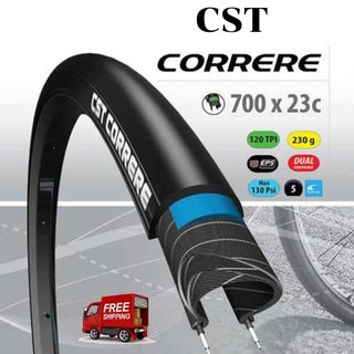 ยางพับเน้นเร็ว CST CORRERE  ล้อ 700c  ขนาด700x23c,700x25c (ขายดี) ซื้อคู่ถูกลง 100 บาท