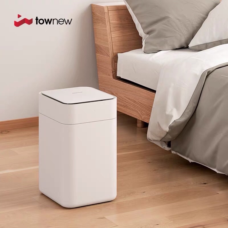 ของแท้ Townew T1S 15.5L ถังขยะ การเหนี่ยวนําอัจฉริยะ เปิดและปิดอัตโนมัติ เปลี่ยนถุงขยะ สะดวกและถูกสุ