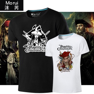 เสื้อยืดผ้าฝ้ายพิมพ์ลายแฟชั่น เสื้อยืดแขนสั้น พิมพ์ลาย Pirate Caribbean 6 Movie Captain Jack Dead No Confession สําหรับผ