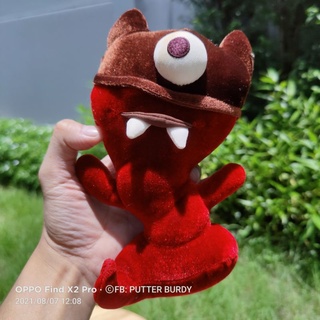 ตุ๊กตา มอนสเตอร์ ตาเดียว Starbucks 2006 Halloween Pals Red Vampire Cyclops ~ Velvet Plush ขนาด9นิ้ว ป้ายตัด ลิขสิทธิ์แท้