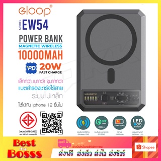 E.loop รุ่น EW54 Magnetic 10000mAh แบตสำรอง ไร้สาย Battery Pack PowerBank พาวเวอร์แบงค์ Wireless Charger