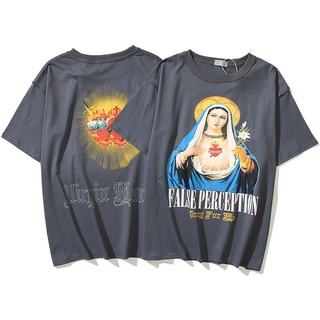 เสื้อยืดแขนสั้น พิมพ์ลาย Notre Dame of Heartbreak West Coast สไตล์วินเทจ