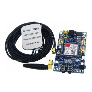 sim 808 โมดูล gsm gprs gps พร้อมเสาอากาศสําหรับ raspberry pi รองรับ 2 g 3 g 4 g sim card