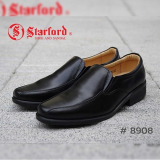 Starford รองเท้า หนังแท้ - รุ่น no. 8908 - สี ดำ Black