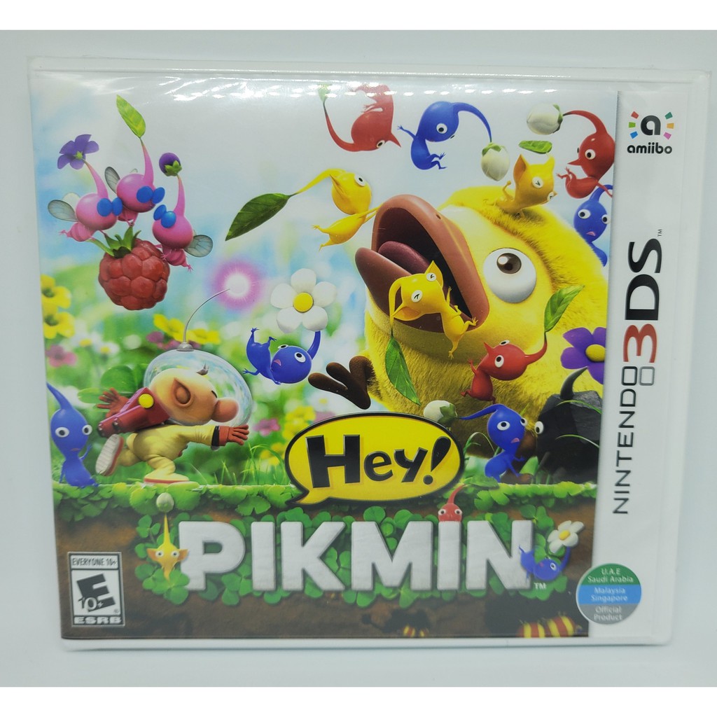 3ds แผ่นแท้มือ1 ในซีล Hey Pikmin กล่องสวยงาม ไร้รอยบุบ