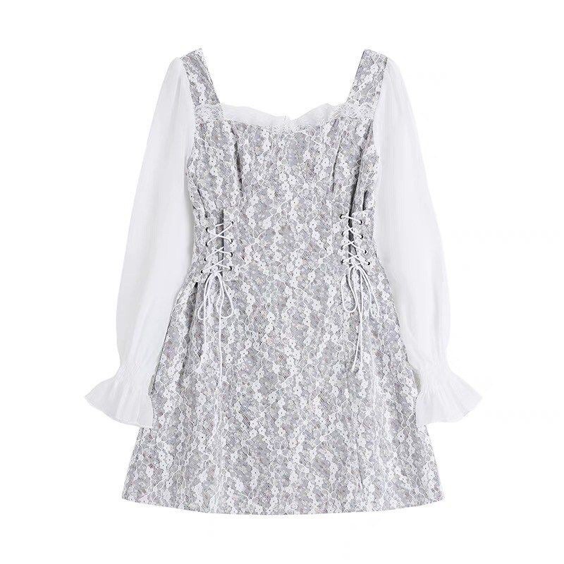 ส่งต่อเดรสจากร้าน picha brand สีฟ้า