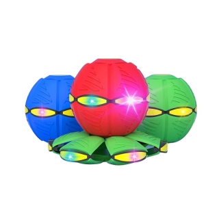 ไม่มีไฟ/3ไฟ/6ไฟ Magic UFO ball ลูกบอล ลูกบอลลอยได้ ของเล่นเด็ก ลูกบอลเด้งผิดรูป ลูกบอลufoเด้งได้ ของเล่นบีบอัด SA6228