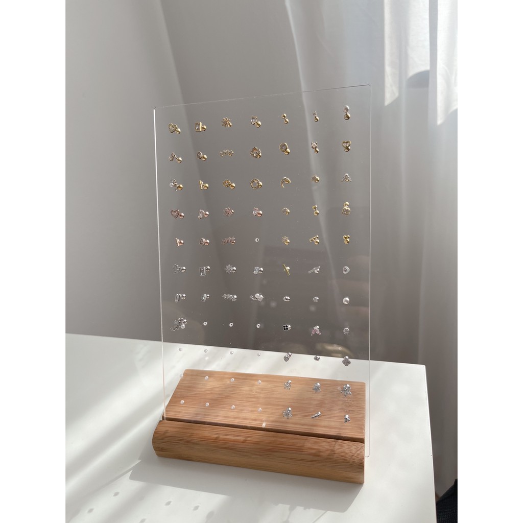 A.piece  จิวเงินแท้ [all silver 925] Apricot piercing (ราคาต่อคู่)