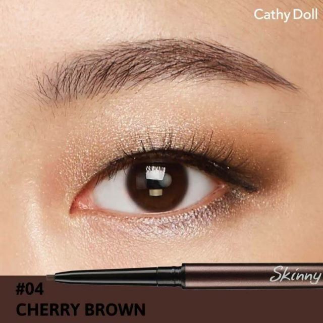 ดินสอเขียนคิ้ว Cathy Doll Skinny brow Pencil รูปที่ 4