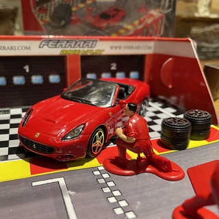 Pimgo โมเดลรถยนต์ 1/43 Ferrari Trackway ของเล่นสําหรับเด็ก