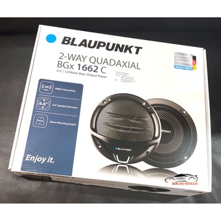 blaupunkt bgx 1662 c ลำโพงแยกชิ้น2ทาง ขนาด 6.6นิ้ว คุณภาพดี วัสดุเกรดA ทุกชิ้นส่วน แบรนด์สัญชาติเยอรมัน เสียงดีระดับโลก