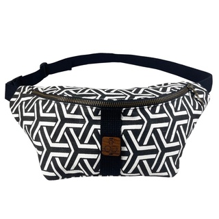 กระเป๋าคาดเอวผ้าแคนวาส Cotton Canvas Fanny Pack, Waist Bag, Adjustable Belt