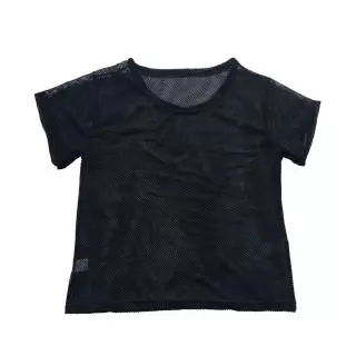 เสื้อยืด ผ้าตาข่าย แบบแห้งเร็ว เหมาะกับใส่ออกกําลังกาย เล่นโยคะ วิ่ง สําหรับผู้หญิง
