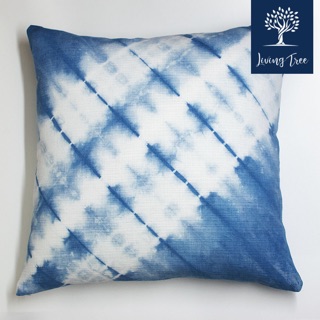 Shibori Indigo Pillow Cover ปลอกหมอนอิง มัดย้อม สไตล์ชิโบริ แบบญี่ปุ่น