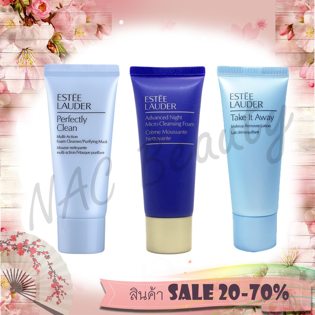 ของแท้ 100%_Estee Lauder Perfectly Clean Multi-Action Foam Cleanser/Purifying Mask/ Gelee Foam