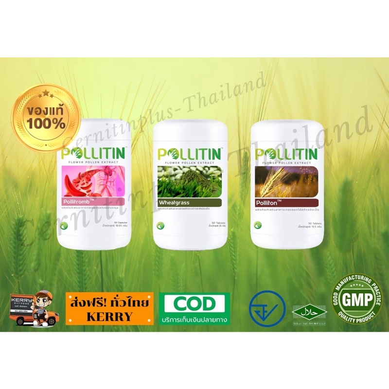 Pollitin พอลลิติน - CERNITIN เซอร์นิติน เซตโรคไตเสื่อม ล็อตใหม่มาก หมดอายุ 04/01/2026 ไตวายระยะสุดท้าย