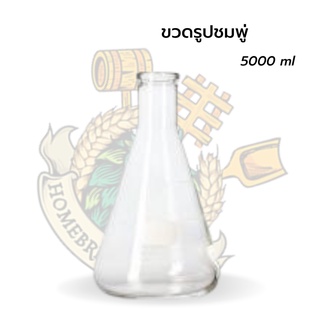 ขวดรูปชมพู่ (Erlenmeyer Flask) ขนาดต่างๆ