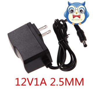 adapter 12V 1A หัว 5.5 x 2.5 สำหรับเสียบจ่ายไฟ (2.5MM)