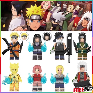 ฟิกเกอร์ นารูโตะ นารูโตะ Kurama Mode Hinata Hyuga Anime Ninja Zabuza Haku Seven Ninja Swordsmen of The Mist Figure