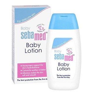 ( 1 แถม 1) Sebamed Baby Lotion ขนาด 200 ml ซีบาเมด โลชั่นทาผิวเด็ก โลชั่นถนอมผิวเด็ก ลดผื่นแพ้และการระคายเคืองผิว