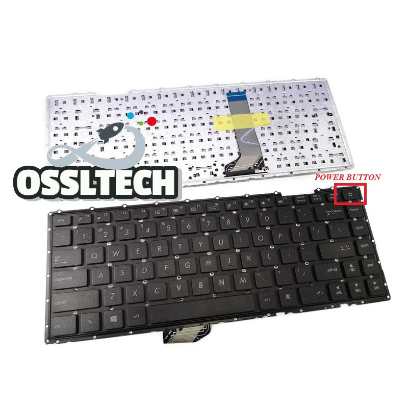 ASUS A442 A442U X442UF X442U X442U X442UA X442UA-GA100R X442UR แป้นพิมพ์แล็ปท็อป