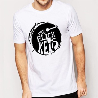 New The Black Keys T Shirts Men Drum Man T-Shirt Cotton O Neck Tshirt Short Sleeves Mens Tops Tees sale VY7H