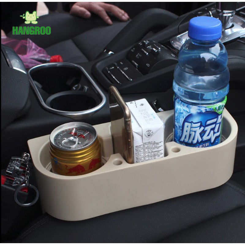 HANGROO C408 ที่วางแก้วในรถ Car Drink Mobile Holder สามารถวางได้ทั้งแก้วน้ำ ขวดน้ำ